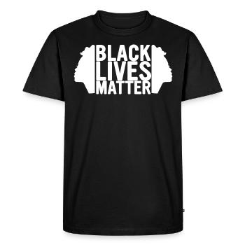 Black History Month Black History - Men's Premium Organic T-Shirt - black - Front - Nico (187cm)