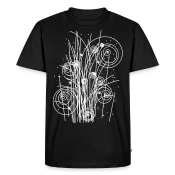 Physique théorie des cordes radiation - T-shirt Premium bio Homme - noir - Devant - Nico (187cm)