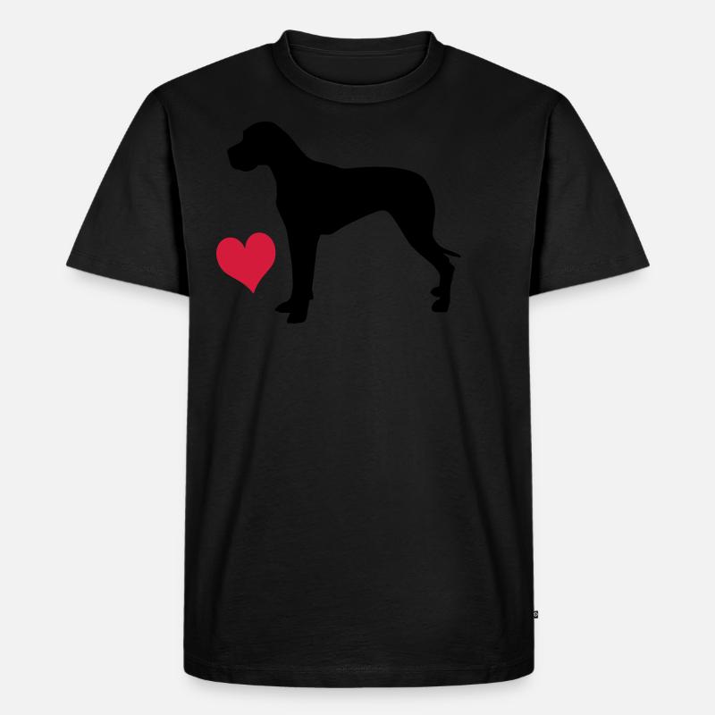 Deutsche Dogge - Männer Premium Bio T-Shirt - undefined