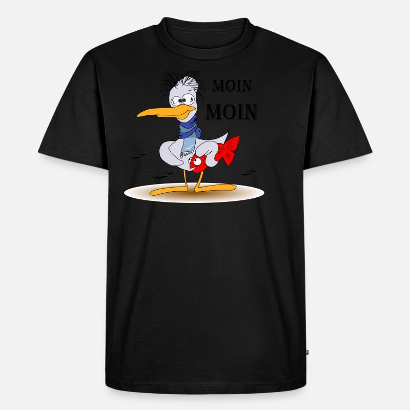 Moin Moin - Männer Premium Bio T-Shirt - undefined