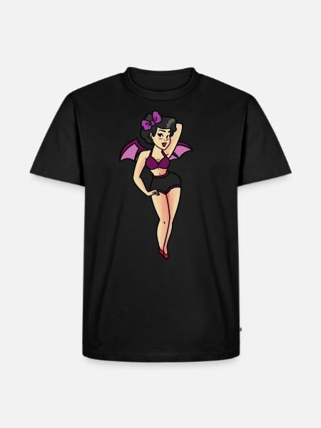 VAMPIRE CHICK - Men's Premium Organic T-Shirt - black