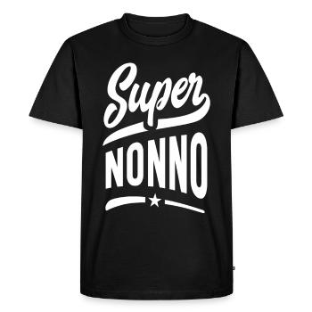 Super Nonno - Men's Premium Organic T-Shirt - black - Front - Nico (187cm)
