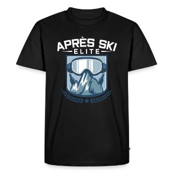 Après-ski Elite Ski Vacances en équipe Sports Ski - T-shirt Premium bio Homme - noir - Devant - Nico (187cm)