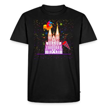 Carnaval de Cologne - T-shirt Premium bio Homme - noir - Devant - Nico (187cm)