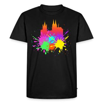 Carnaval de Cologne - T-shirt Premium bio Homme - noir - Devant - Nico (187cm)