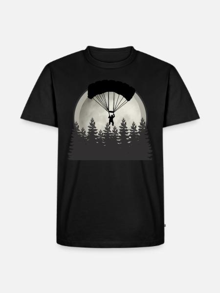 paragliding - Men's Premium Organic T-Shirt - black