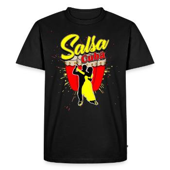 salsa - T-shirt Premium bio Homme - noir - Devant - Nico (187cm)