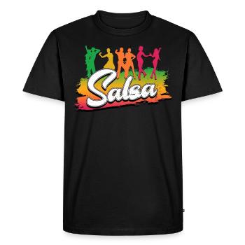 salsa - T-shirt Premium bio Homme - noir - Devant - Nico (187cm)