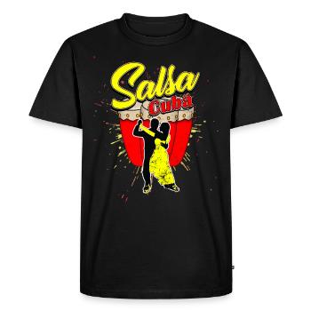 salsa - T-shirt Premium bio Homme - noir - Devant - Nico (187cm)