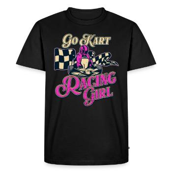 Go Kart - T-shirt Premium bio Homme - noir - Devant - Nico (187cm)