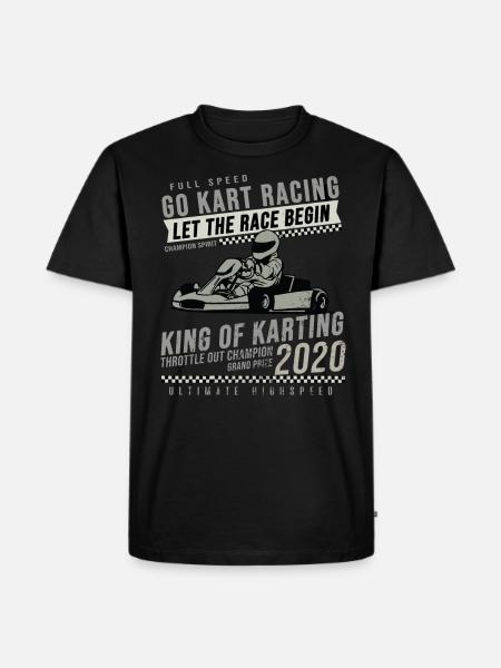 go Kart - Men's Premium Organic T-Shirt - black
