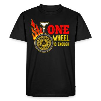 monocycle - T-shirt Premium bio Homme - noir - Devant - Nico (187cm)