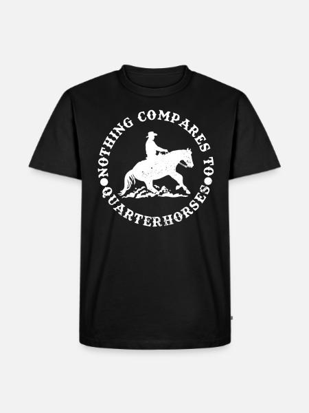 Western riding - Men's Premium Organic T-Shirt - black