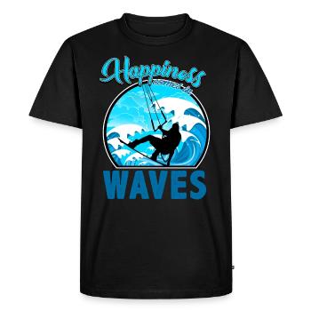 Kitesurf, kitesurf - T-shirt Premium bio Homme - noir - Devant - Nico (187cm)