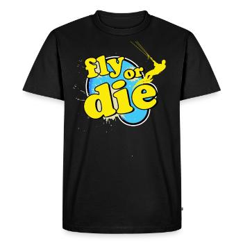 Kitesurf, kitesurf - T-shirt Premium bio Homme - noir - Devant - Nico (187cm)