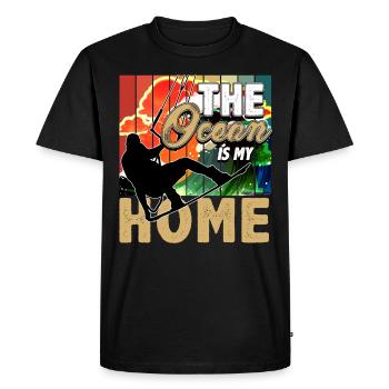 Kitesurf, kitesurf - T-shirt Premium bio Homme - noir - Devant - Nico (187cm)