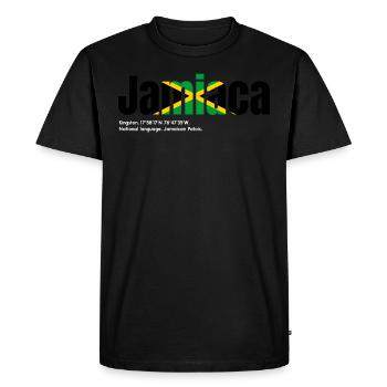 Jamaïque - T-shirt Premium bio Homme - noir - Devant - Nico (187cm)