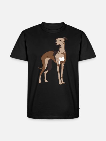 Greyhound, galgo, greyhounds - Men's Premium Organic T-Shirt - black