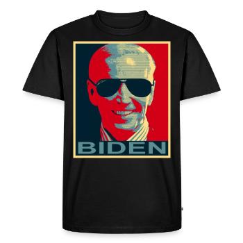 Biden, Biden 2020, Président de Biden, Anti  - T-shirt Premium bio Homme - noir - Devant - Nico (187cm)