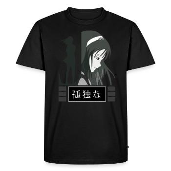 Anime, anime effrayant, anime weeaboo - T-shirt Premium bio Homme - noir - Devant - Nico (187cm)