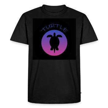 Schildkröte Turtle - Men's Premium Organic T-Shirt - black - Front - Nico (187cm)