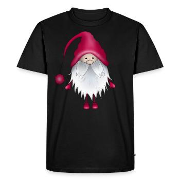 Elfe de Noël - T-shirt Premium bio Homme - noir - Devant - Nico (187cm)