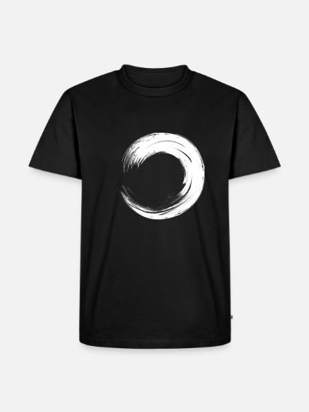 circle - Men's Premium Organic T-Shirt - black