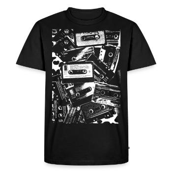 cassettes punk - T-shirt Premium bio Homme - noir - Devant - Nico (187cm)