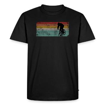 VTT VTT VTT - T-shirt Premium bio Homme - noir - Devant - Nico (187cm)