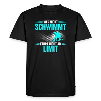 Wakeboaring Wakeboard Wakeboarder - Men's Premium Organic T-Shirt - black - Front - Nico (187cm)