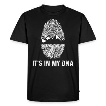 It's in my DNA - (b) - Men's Premium Organic T-Shirt - black - Front - Nico (187cm)