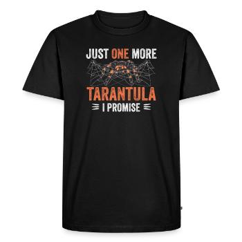 Araignées Toile d’araignée Tarentules Tarentule - T-shirt Premium bio Homme - noir - Devant - Nico (187cm)