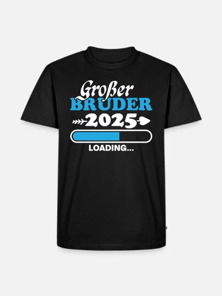 Großer Bruder 2025 - Männer Premium Bio T-Shirt - Schwarz
