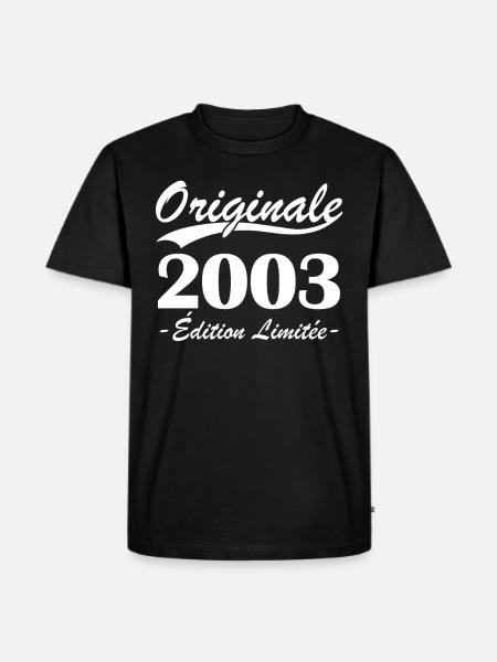 Originale 2003 édition limitée - T-shirt Premium bio Homme - noir