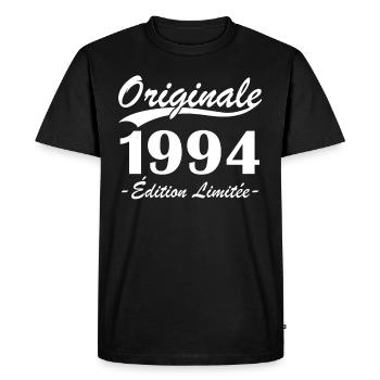 Originale 1994 édition limitée - T-shirt Premium bio Homme - noir - Devant - Nico (187cm)