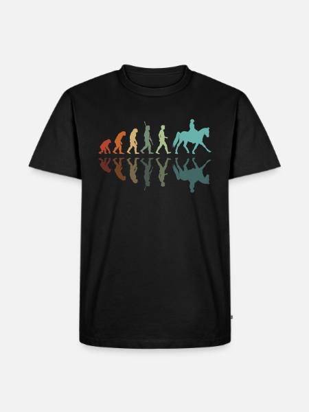 Evolution Riding - Men's Premium Organic T-Shirt - black