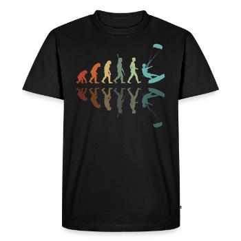 Développement du kitesurf - T-shirt Premium bio Homme - noir - Devant - Nico (187cm)