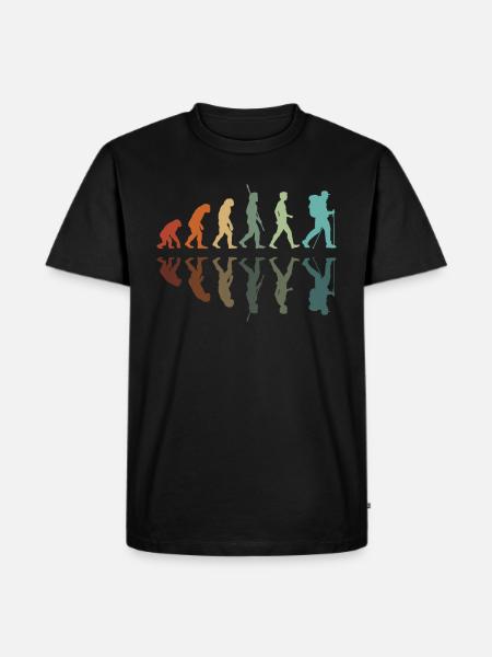 Hiking Development - Men's Premium Organic T-Shirt - black