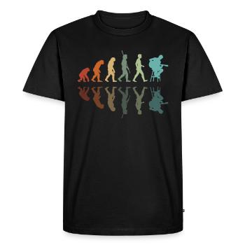 Développement de la guitare - T-shirt Premium bio Homme - noir - Devant - Nico (187cm)