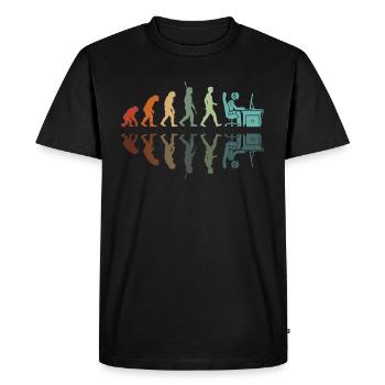 Gamer Development - Men's Premium Organic T-Shirt - black - Front - Nico (187cm)