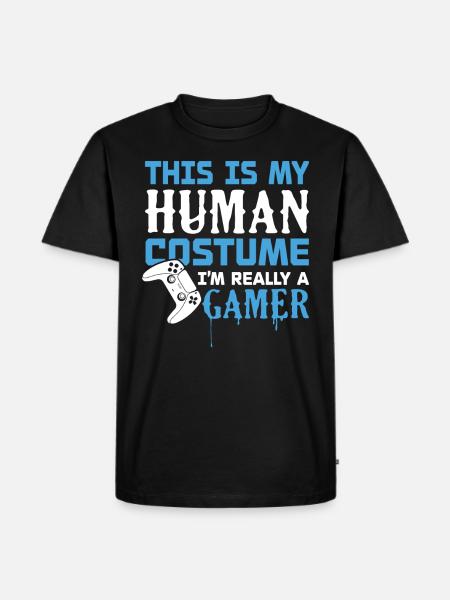 I'm really a gamer - Men's Premium Organic T-Shirt - black