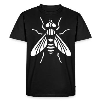 Noeud papillon Silhouette insecte Minimaliste - T-shirt Premium bio Homme - noir - Devant - Nico (187cm)