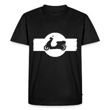 Mobylette - Scooter - T-shirt Premium bio Homme - noir - Devant - Nico (187cm)