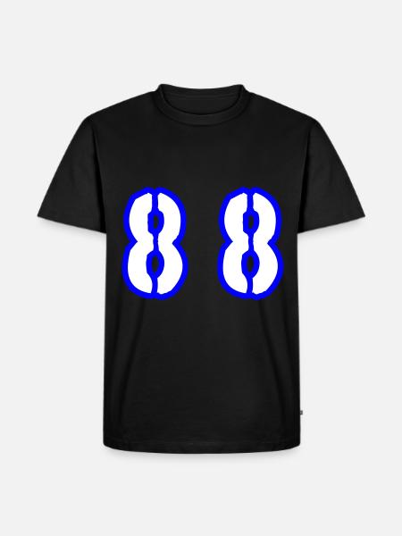 88 Number Symbol - Men's Premium Organic T-Shirt - black