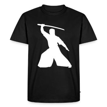 Haidong Gumdo - T-shirt Premium bio Homme - noir - Devant - Nico (187cm)