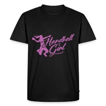 Handball Player Dabbing HandballEr Sport Gift - Men's Premium Organic T-Shirt - black - Front - Nico (187cm)