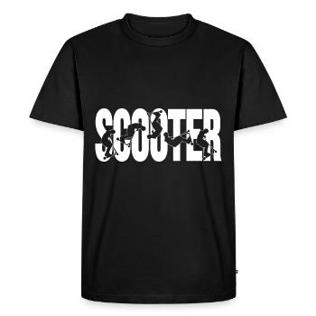 Skateur De La Cascade Vintage - T-shirt Premium bio Homme - noir - Devant - Nico (187cm)