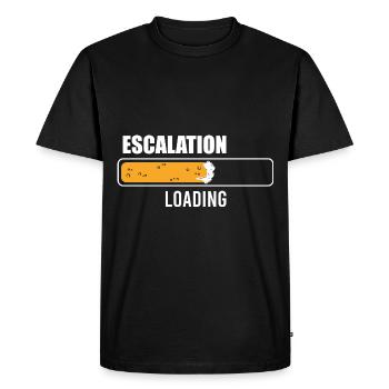 Escalation Loading Beer Boozing Escalation Loads - Men's Premium Organic T-Shirt - black - Front - Nico (187cm)