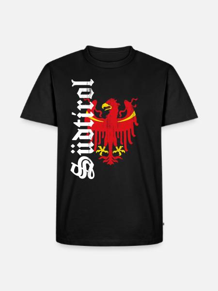 Südtirol - Männer Premium Bio T-Shirt - Schwarz