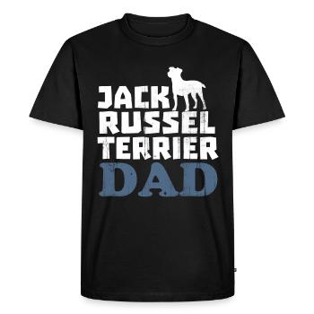 Jack Russell - Männer Premium Bio T-Shirt - Schwarz - Vorne - Nico (187cm)